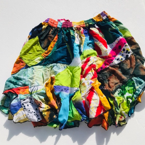 Indonesian Patchwork Handmade Mini Skirt ✨2x Host Pick✨ - Picture 6 of 13